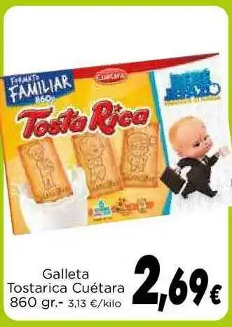 Galleta Tostarica Cuétara 860gr