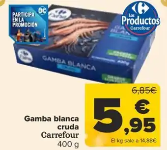 Carrefour Gamba blanca cruda Carrefour 400 g oferta