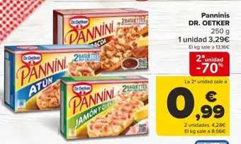 Carrefour Panninis DR. OETKER 250 g oferta