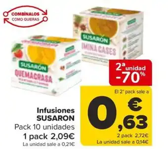 Carrefour Infusiones SUSARON oferta
