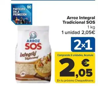 Carrefour Arroz Integral Tradicional SOS oferta