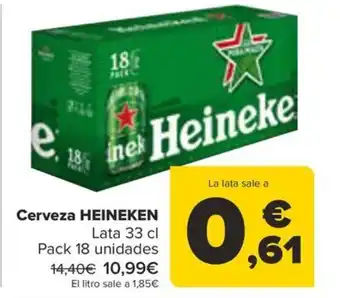 Carrefour Cerveza HEINEKEN oferta