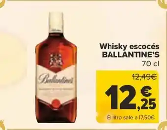 Carrefour Whisky escocés BALLANTINE'S oferta