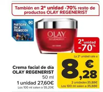 Crema facial de día OLAY REGENERIST 50 ml