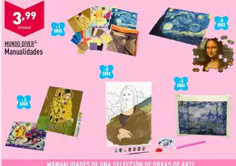 ALDI MUNDO DIVER Manualidades oferta