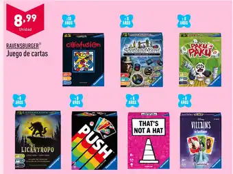 ALDI RAVENSBURGERⓇ Juego de cartas oferta