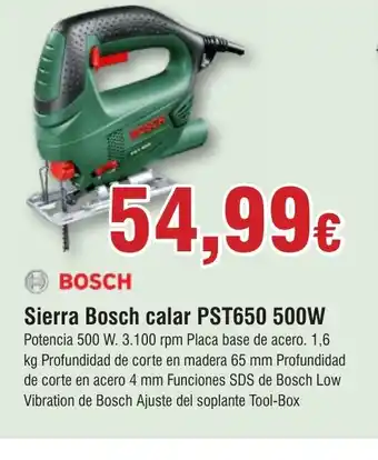 FROIZ Sierra Bosch calar PST650 500W oferta