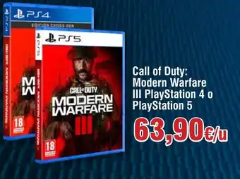 FROIZ Call of Duty: Modern Warfare III PlayStation 4 o PlayStation 5 oferta