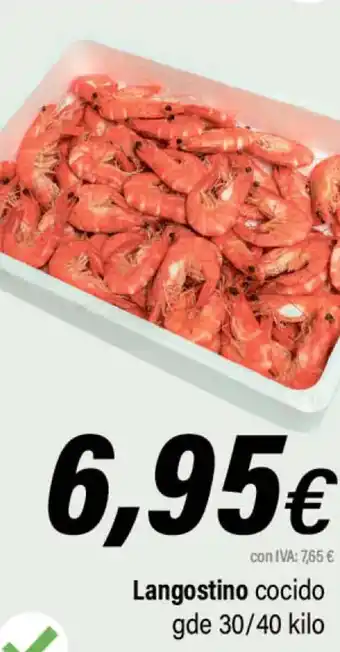 Cash Ifa Langostino cocido gde 30/40 kilo oferta