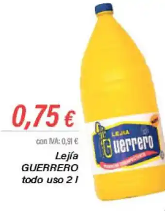 Cash Ifa Lejía GUERRERO todo uso 21 oferta
