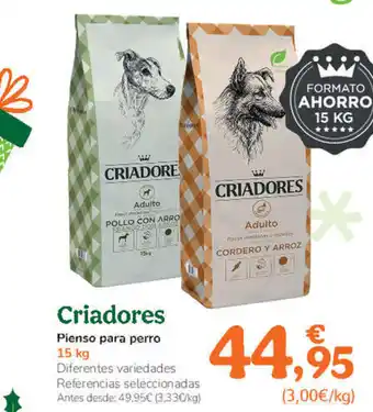 TiendAnimal Pienso para perro 15 kg oferta