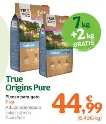 TiendAnimal True Origins Pure Pienso para gato 7 kg oferta