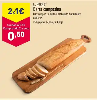 ALDI Barra campesina oferta