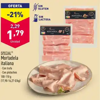 ALDI SPECIAL Ⓡ Mortadela italiana oferta