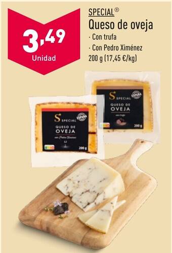 ALDI Queso de oveja oferta