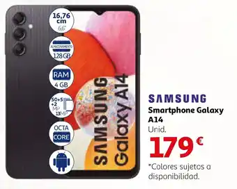Alcampo SAMSUNG Smartphone Galaxy oferta