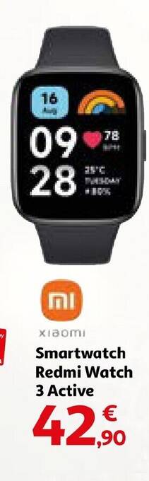 Alcampo Smartwatch Redmi Watch 3 Active oferta