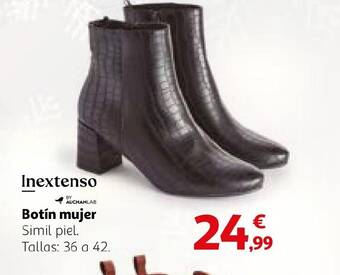 Alcampo Botín mujer oferta