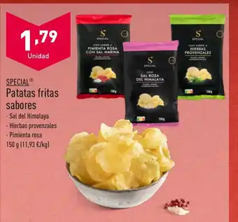 ALDI Patatas fritas sabores oferta