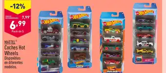 ALDI MATTEL Coches Hot Wheels oferta