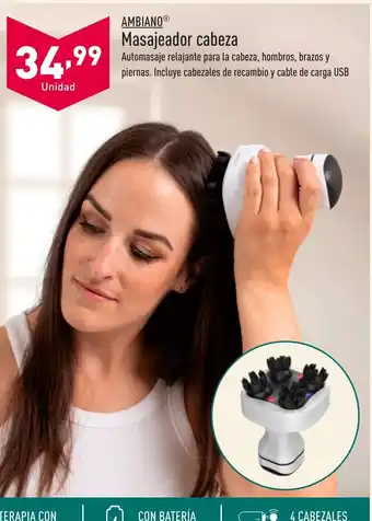 ALDI Masajeador cabeza oferta