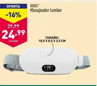 ALDI Masajeador lumbar oferta