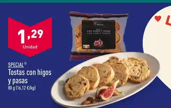 ALDI Tostas con higos oferta