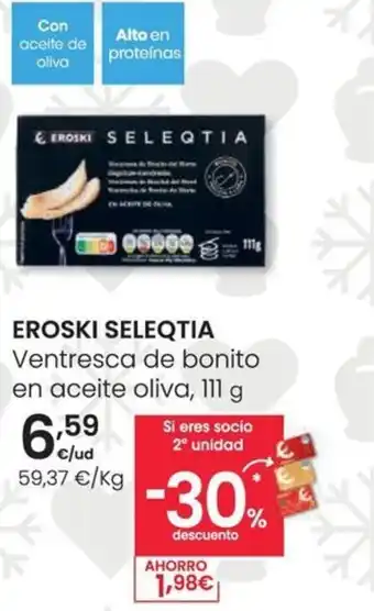 Eroski EROSKI SELEQTIA oferta