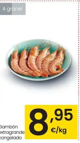 Eroski Gambón extragrande congelado oferta