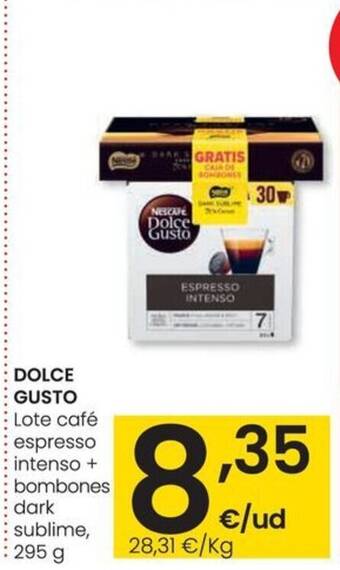 Eroski DOLCE GUSTO Lote café oferta