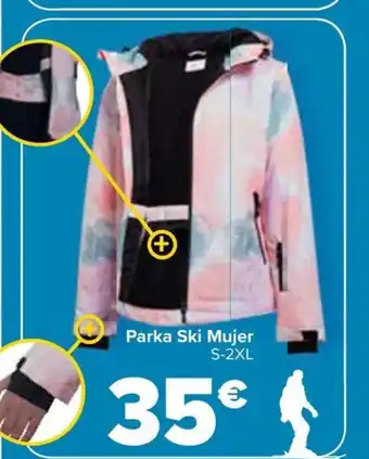 Carrefour Parka Ski Mujer S-2XL oferta