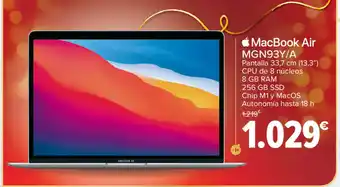 Carrefour MacBook Air MGN93Y/A oferta