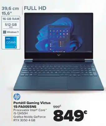 Carrefour Portátil Gaming Victus 15-FA0055NS oferta