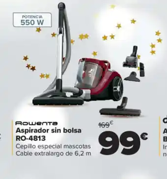 Carrefour Rowenta Aspirador sin bolsa RO-4813 oferta