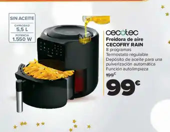 Carrefour cecotec Freidora de aire CECOFRY RAIN oferta