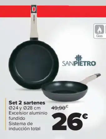 Carrefour Set 2 sartenes oferta