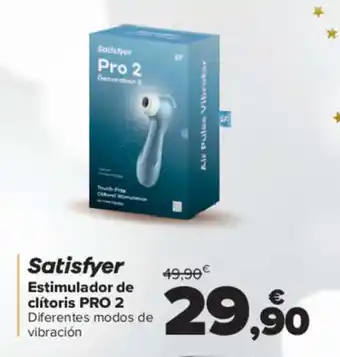 Carrefour Satisfyer Estimulador de clítoris PRO 2 oferta
