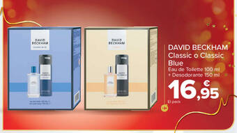 Carrefour DAVID BECKHAM Classic o Classic Blue oferta