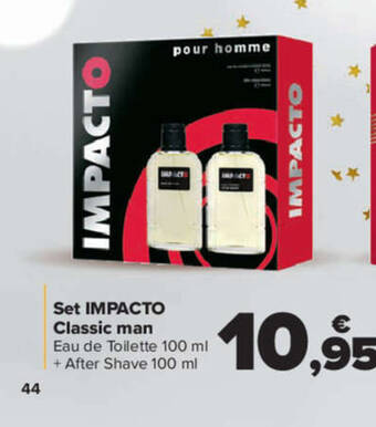 Carrefour Set IMPACTO Classic man oferta