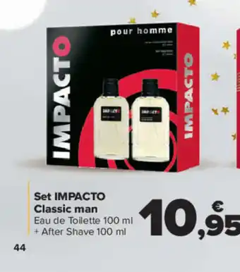 Carrefour Set IMPACTO Classic man oferta