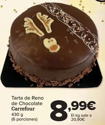 Carrefour Tarta de Reno de Chocolate Carrefour oferta