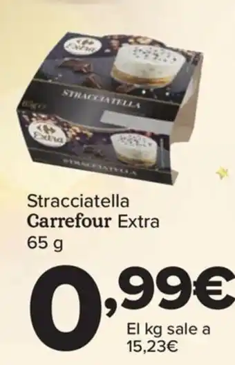 Carrefour Stracciatella Carrefour Extra 65 g oferta