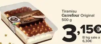 Carrefour Tiramisu Carrefour Original 500 g oferta