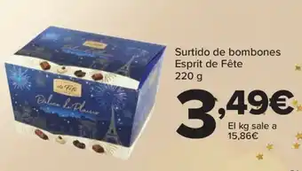 Carrefour Surtido de bombones Esprit de Fête 220 g oferta
