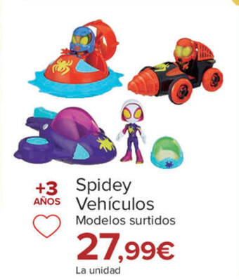 Carrefour Spidey AÑOS Vehículos oferta