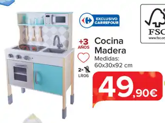 Carrefour Cocina Madera oferta