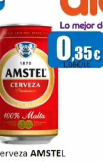 Super Alcoop Cerveza Amstel oferta