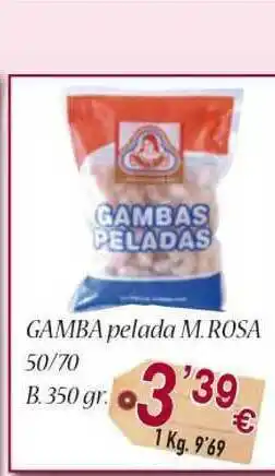 Congelados Copos Gamba Pelada M. Rosa 350gr oferta