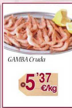 Congelados Copos Gamba Cruda oferta