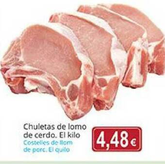 Supermercados Bip Bip Chuletas De Lomo De Cerdo oferta